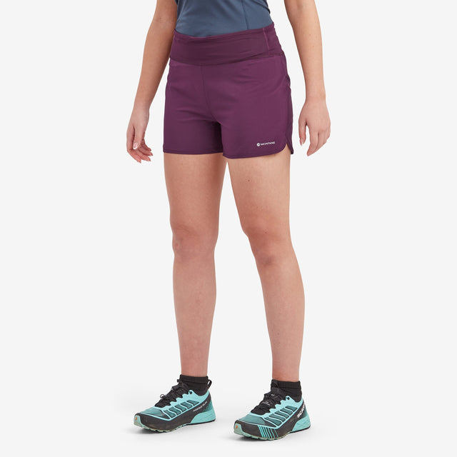 Purple Workout & Running Shorts for Women